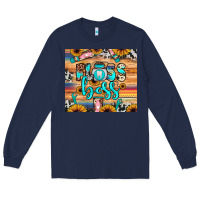 Navy floss boss Long Sleeve Tee - JahusDesignShop