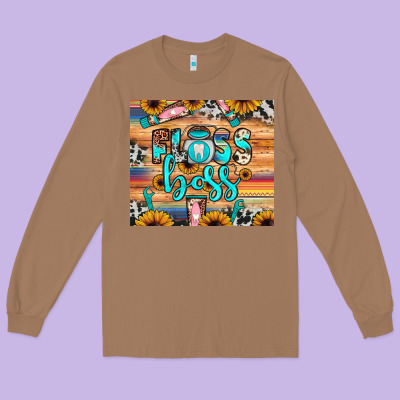 Floss Boss Long Sleeve Tee Designed By Jahusdesignshop