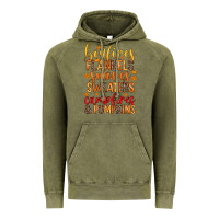 Vintage Olive bonfires flannels s'mores campfires and pumpkins Vintage Hoodie - Zillion Design Studio