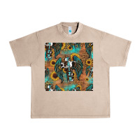 French Oak faith cross seamless pattern Urban Heavy Tee - HRA Design Shop