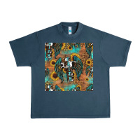 Midnight Navy faith cross seamless pattern Urban Heavy Tee - HRA Design Shop