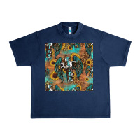 Navy faith cross seamless pattern Urban Heavy Tee - HRA Design Shop