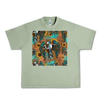 Oil Green faith cross seamless pattern Urban Heavy Tee - HRA Design Shop