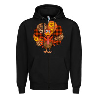 Black thanksgiving turkey Zipper Hoodie - AdoDesignShop