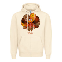 Sandshell thanksgiving turkey Zipper Hoodie - AdoDesignShop