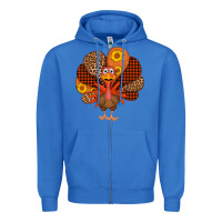 True Royal thanksgiving turkey Zipper Hoodie - AdoDesignShop