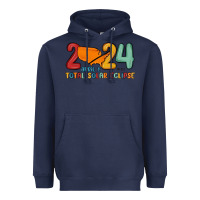 Navy total solar eclipse Heavyweight Hoodie - MaliasSmallBusiness