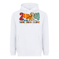 White total solar eclipse Heavyweight Hoodie - MaliasSmallBusiness