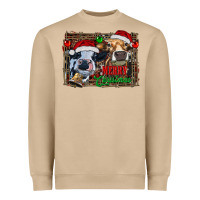 Merry Christmas Heifers Heavyweight Sweatshirt | Teevron