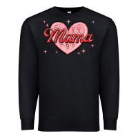 Black mama valentines Premium Sweatshirt - MaliasSmallBusiness