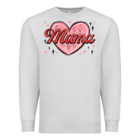 Dove Grey mama valentines Premium Sweatshirt - MaliasSmallBusiness