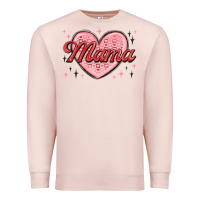 Pale Pink mama valentines Premium Sweatshirt - MaliasSmallBusiness