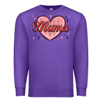 Purple mama valentines Premium Sweatshirt - MaliasSmallBusiness