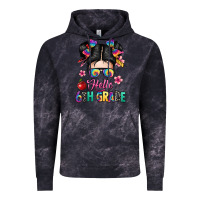 Cloud Black hello sixth grade kid Vintage Hoodie - texasbilliewilder