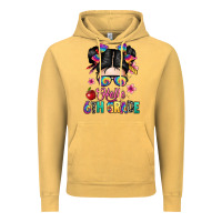 Vintage Mustard hello sixth grade kid Vintage Hoodie - texasbilliewilder
