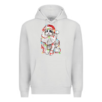 Dove Grey christmas ragdoll cat Premium Hoodie - LillyAllenDesigns