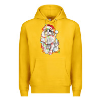 Lemon christmas ragdoll cat Premium Hoodie - LillyAllenDesigns