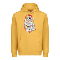 Mustard christmas ragdoll cat Premium Hoodie - LillyAllenDesigns