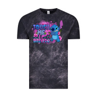 Cloud Black touch me and i will bite you stitch Vintage Tee - Zillion Design Studio