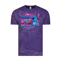 Cloud Purple touch me and i will bite you stitch Vintage Tee - Zillion Design Studio