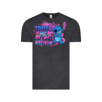 Vintage Black touch me and i will bite you stitch Vintage Tee - Zillion Design Studio