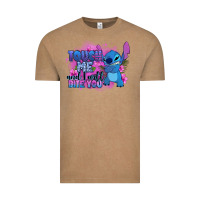 Vintage Coffee touch me and i will bite you stitch Vintage Tee - Zillion Design Studio