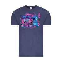 Vintage Denim touch me and i will bite you stitch Vintage Tee - Zillion Design Studio