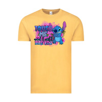 Vintage Mustard touch me and i will bite you stitch Vintage Tee - Zillion Design Studio