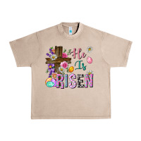 French Oak he is risen easter Urban Heavy Tee - Neo Western