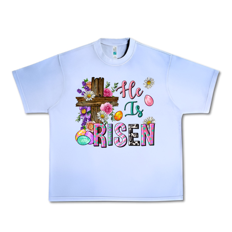 He Is Risen Easter Urban Heavy Tee by Neo Western | Teevron