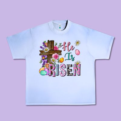 He Is Risen Easter Urban Heavy Tee Designed By Neo Western
