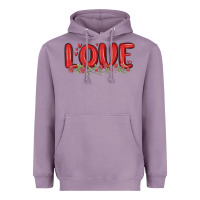 Lavender love valentine s day Heavyweight Hoodie - MaliasSmallBusiness
