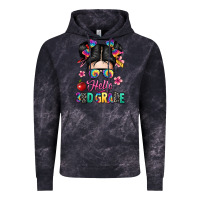 Cloud Black hello third grade kid Vintage Hoodie - texasbilliewilder