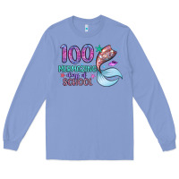 Colony Blue 100 mermazing days of school Long Sleeve Tee - Artiststas