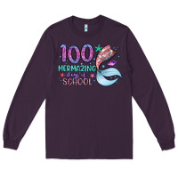 Plum 100 mermazing days of school Long Sleeve Tee - Artiststas