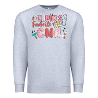 Heather Grey cupids favorite cna Premium Sweatshirt - MaliasSmallBusiness