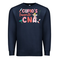 Navy cupids favorite cna Premium Sweatshirt - MaliasSmallBusiness