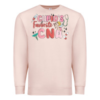 Pale Pink cupids favorite cna Premium Sweatshirt - MaliasSmallBusiness
