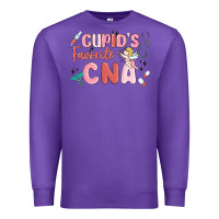 Purple cupids favorite cna Premium Sweatshirt - MaliasSmallBusiness