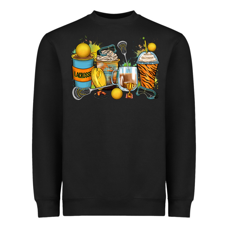 Lacrosse Coffee Cups Heavyweight Sweatshirt by Zillion Design Studio | Teevron