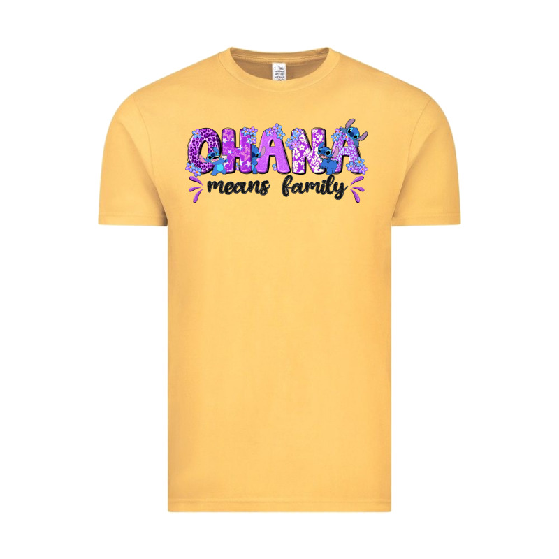 Ohana Means Family With Stitch Vintage Tee by texasbilliewilder | Teevron