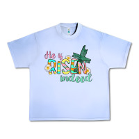 Grape Ice He is risen indeed Easter Urban Heavy Tee - CowGirlArtShop