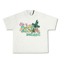 Pistachio He is risen indeed Easter Urban Heavy Tee - CowGirlArtShop
