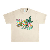 Sandshell He is risen indeed Easter Urban Heavy Tee - CowGirlArtShop