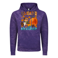 Cloud Purple bonfires flannels s'mores campfires and pumpkins Vintage Hoodie - Zillion Design Studio