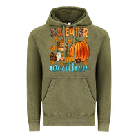 Vintage Olive bonfires flannels s'mores campfires and pumpkins Vintage Hoodie - Zillion Design Studio