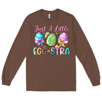 Chestnut just a little egg stra Long Sleeve Tee - Artiststas