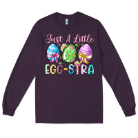 Plum just a little egg stra Long Sleeve Tee - Artiststas