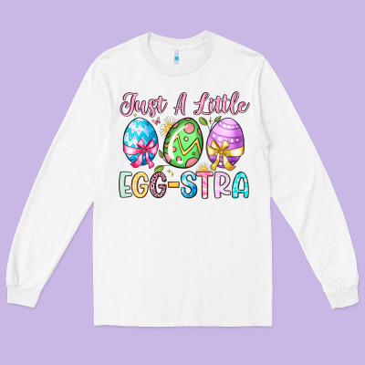 Just A Little Egg Stra Long Sleeve Tee Designed By Artiststas