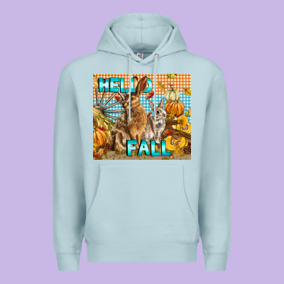 Hello Fall Premium Hoodie Designed By Lillyallendesigns